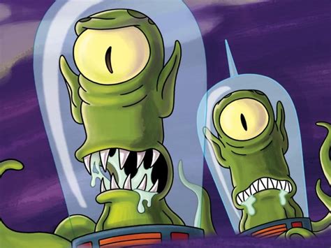 simpson alien|simpsons kang and kodos.